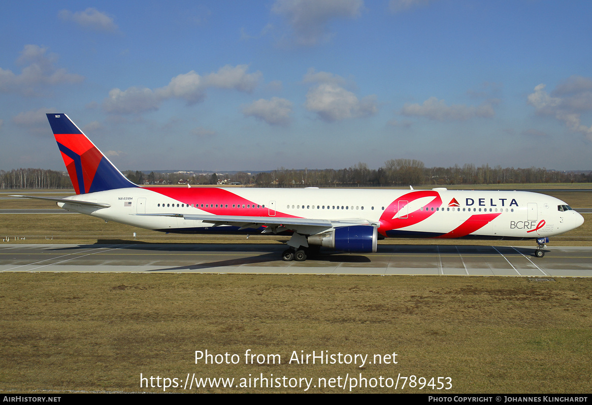 Aircraft Photo of N845MH | Boeing 767-432/ER | Delta Air Lines | AirHistory.net #789453