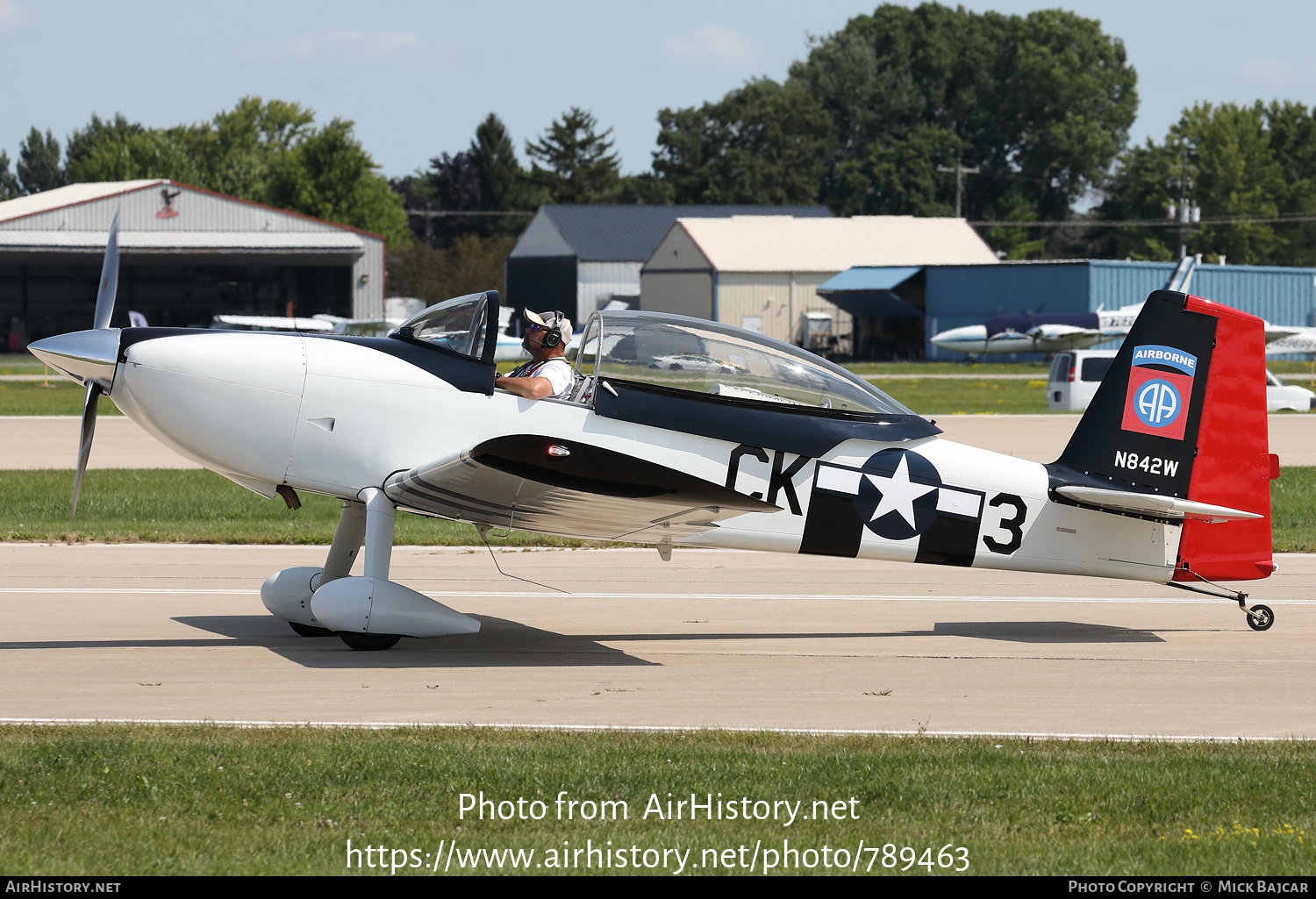 Aircraft Photo of N842W | Van's RV-8 | USA - Air Force | AirHistory.net #789463