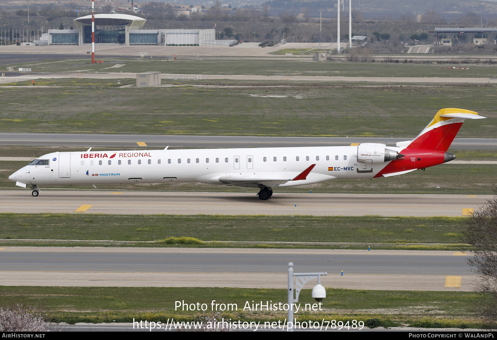 Aircraft Photo of EC-MVC | Bombardier CRJ-1000 (CL-600-2E25) | Iberia Regional | AirHistory.net #789489