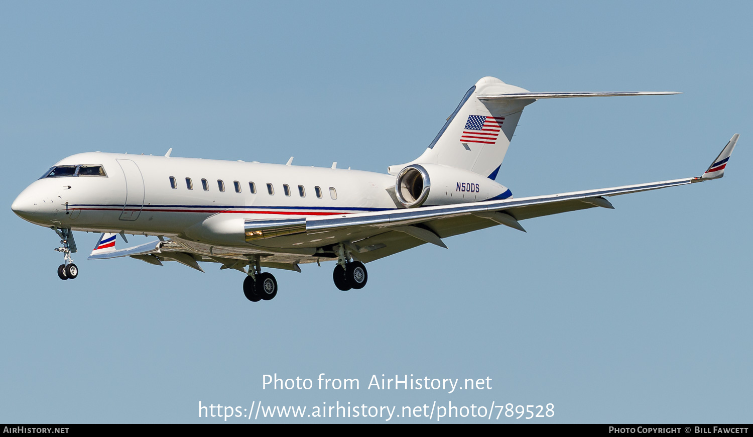 Aircraft Photo of N50DS | Bombardier Global 5000 (BD-700-1A11) | AirHistory.net #789528