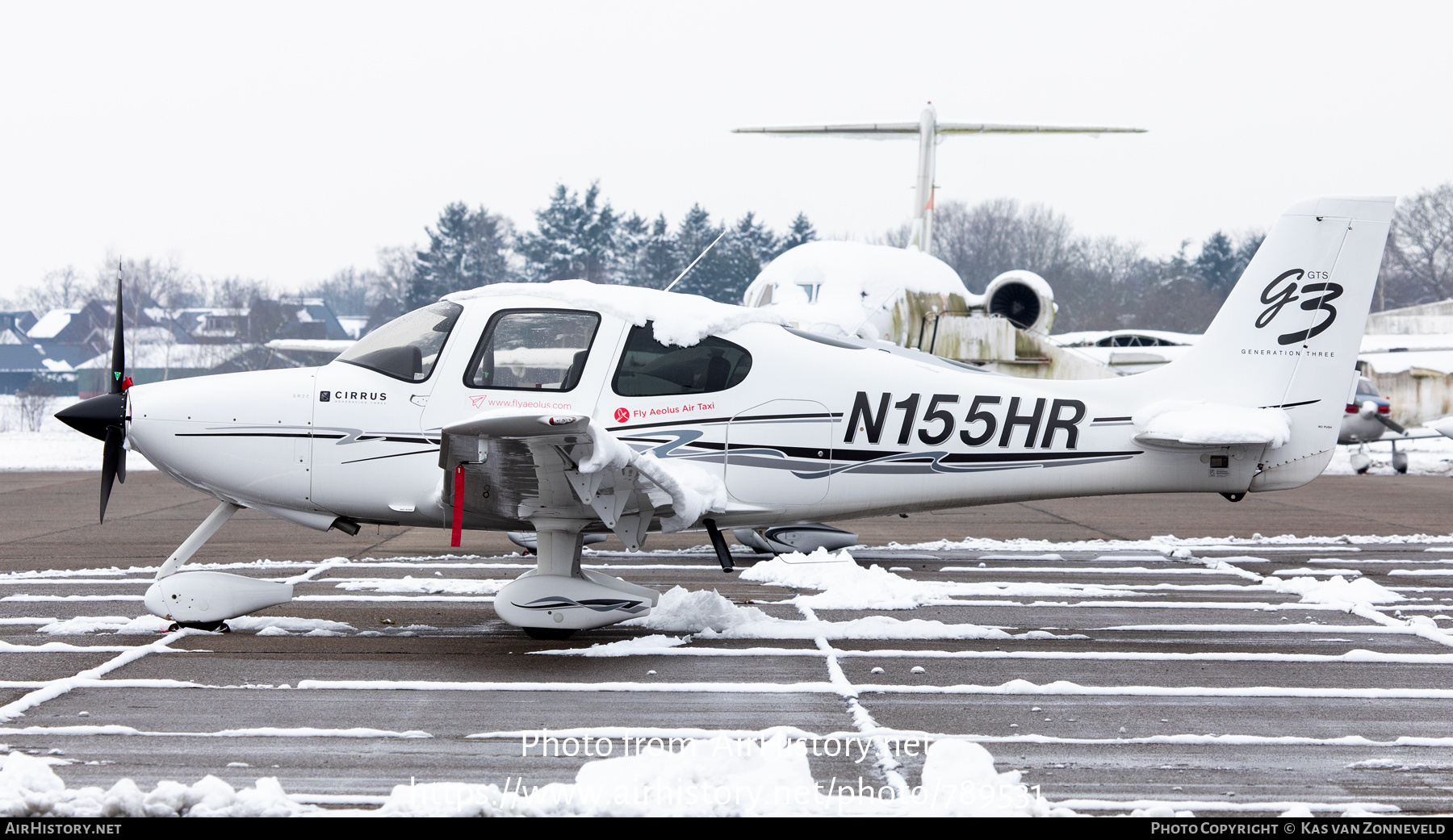 Aircraft Photo of N155HR | Cirrus SR-22 G3-GTS | Fly Aeolus Air Taxi | AirHistory.net #789531