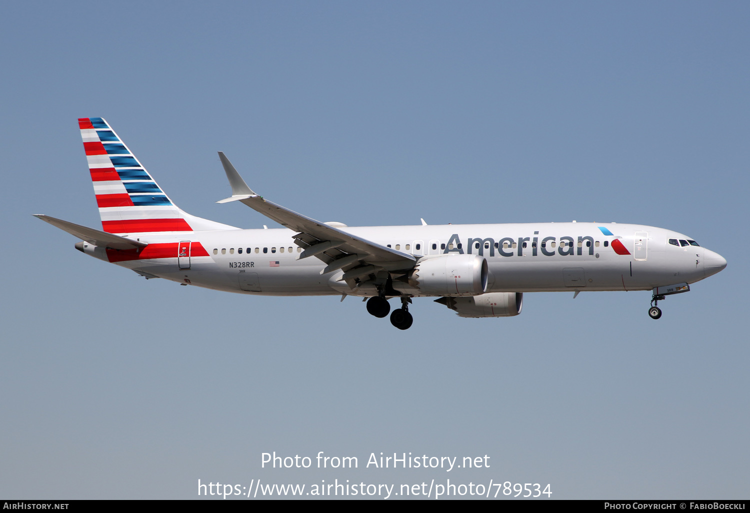 Aircraft Photo of N328RR | Boeing 737-8 Max 8 | American Airlines | AirHistory.net #789534