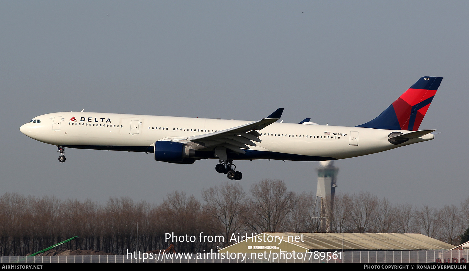 Aircraft Photo of N814NW | Airbus A330-323 | Delta Air Lines | AirHistory.net #789561