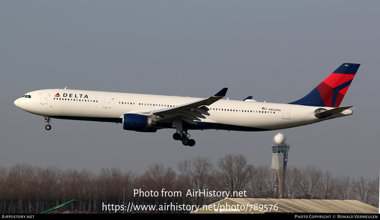 Aircraft Photo of N802NW | Airbus A330-323 | Delta Air Lines | AirHistory.net #789576