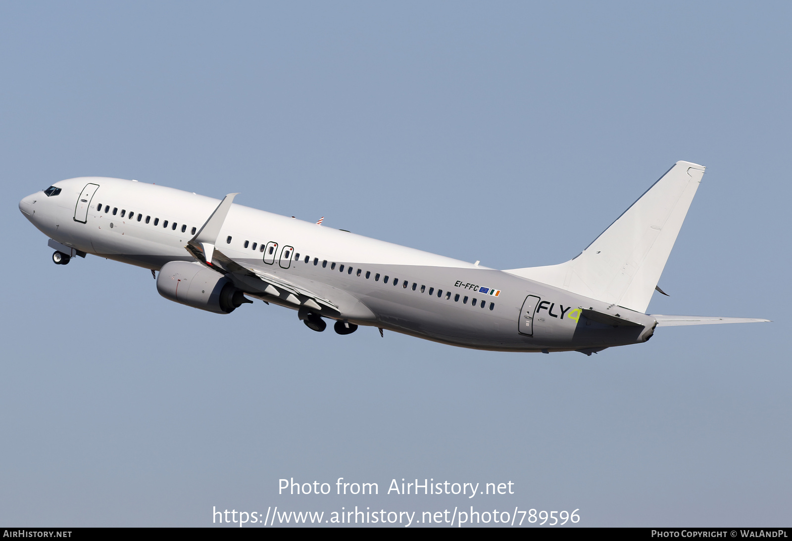 Aircraft Photo of EI-FFC | Boeing 737-8K5 | Fly4 Airlines | AirHistory.net #789596