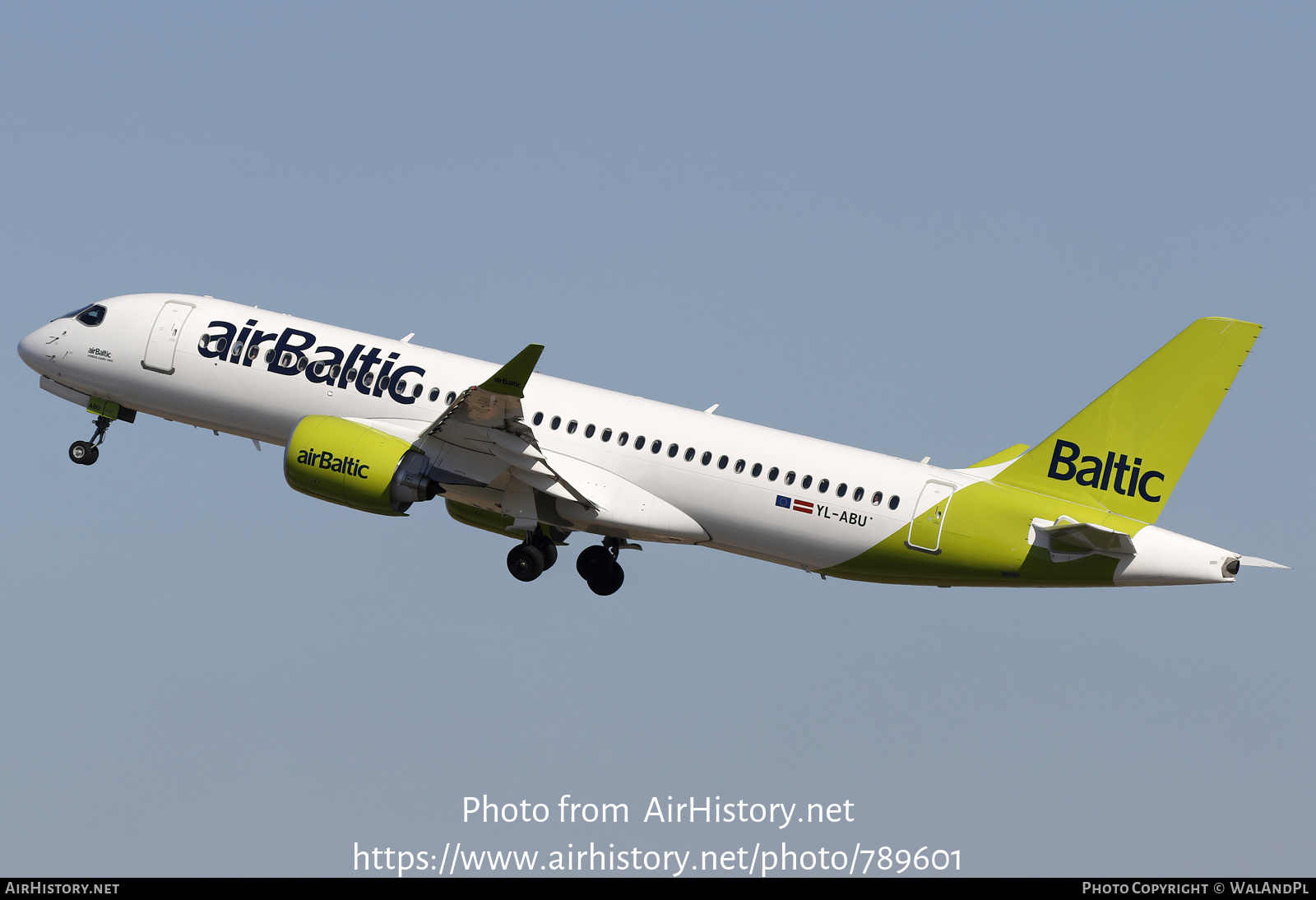 Aircraft Photo of YL-ABU | Airbus A220-300 (BD-500-1A11) | AirBaltic | AirHistory.net #789601