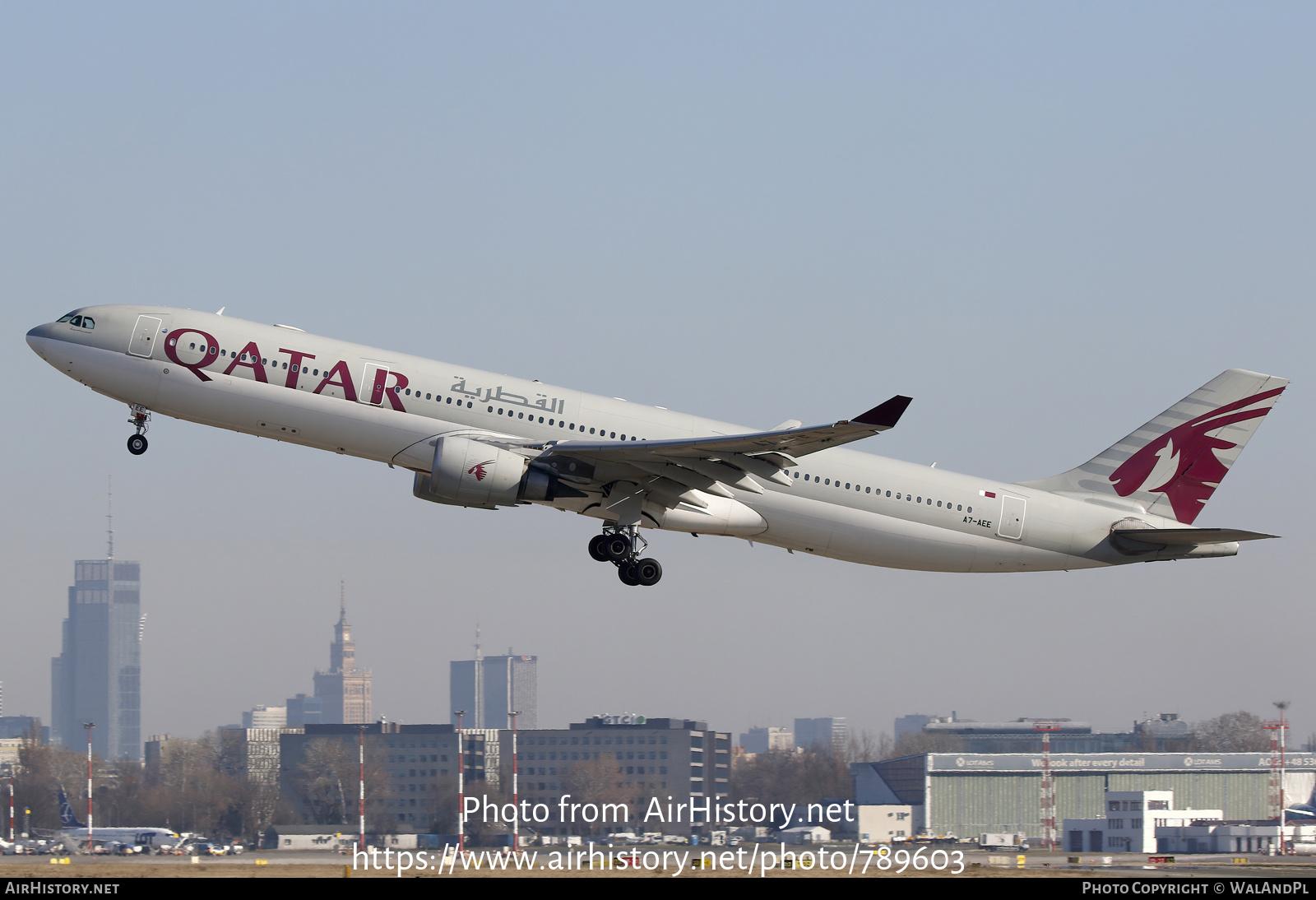 Aircraft Photo of A7-AEE | Airbus A330-302 | Qatar Airways | AirHistory.net #789603