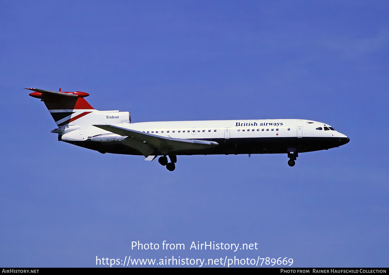 Aircraft Photo of G-ARPO | Hawker Siddeley HS-121 Trident 1C | British Airways | AirHistory.net #789669