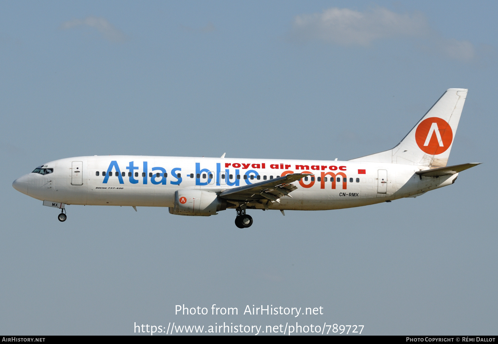 Aircraft Photo of CN-RMX | Boeing 737-4B6 | Atlas Blue | AirHistory.net #789727