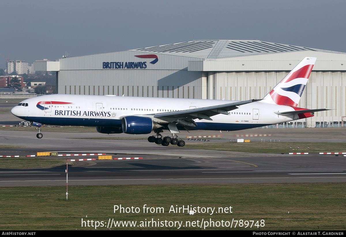 Aircraft Photo of G-YMMN | Boeing 777-236/ER | British Airways | AirHistory.net #789748