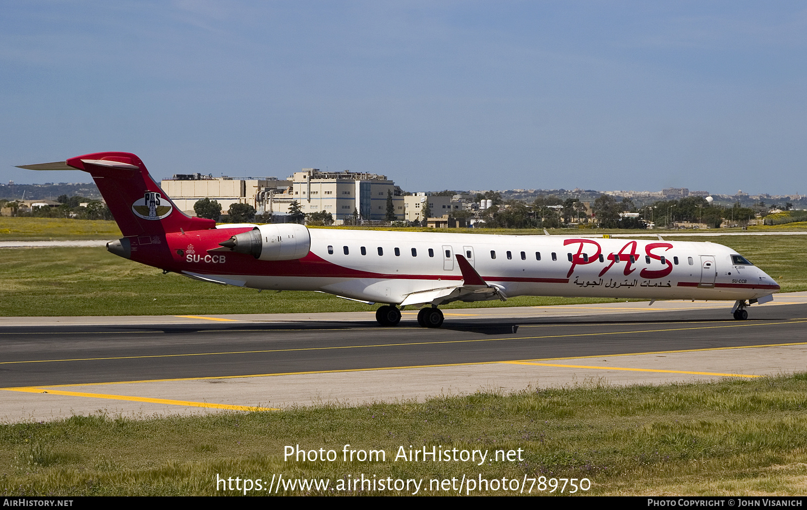 Aircraft Photo of SU-CCB | Bombardier CRJ-900 (CL-600-2D24) | PAS - Petroleum Air Services | AirHistory.net #789750