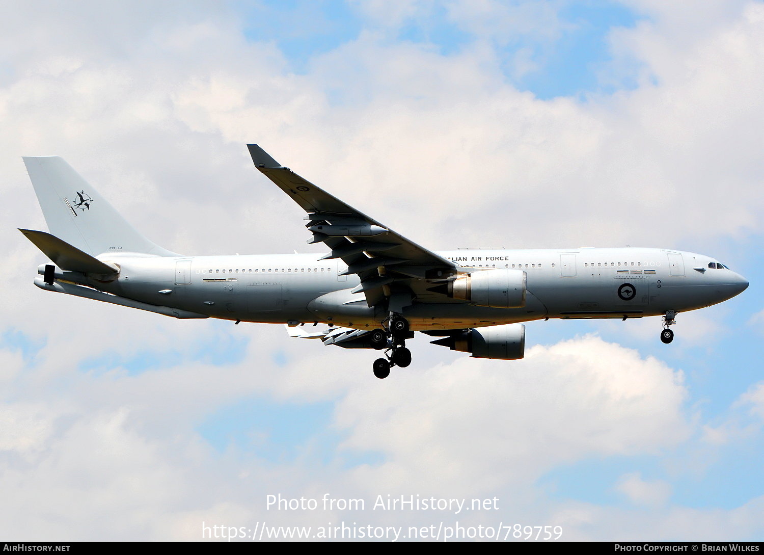 Aircraft Photo of A39-003 | Airbus KC-30A (A330-203MRTT) | Australia - Air Force | AirHistory.net #789759