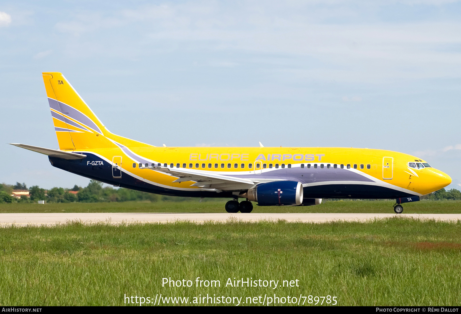 Aircraft Photo of F-GZTA | Boeing 737-33V(QC) | Europe Airpost | AirHistory.net #789785