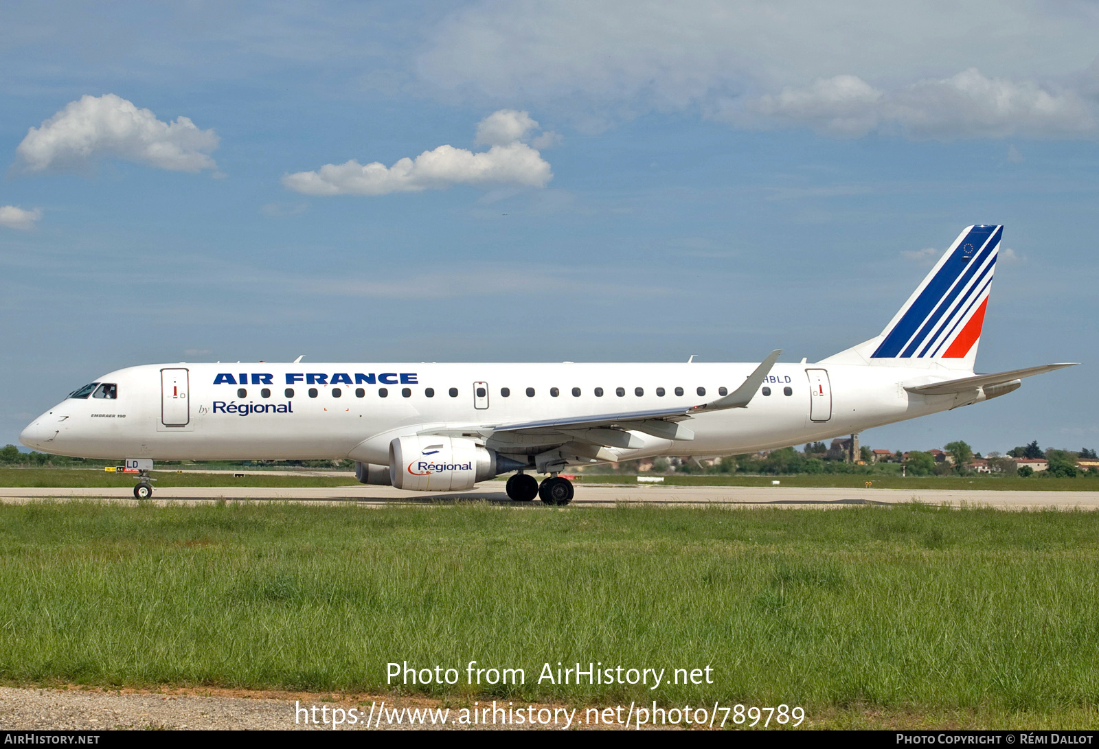 Aircraft Photo of F-HBLD | Embraer 190LR (ERJ-190-100LR) | Air France | AirHistory.net #789789