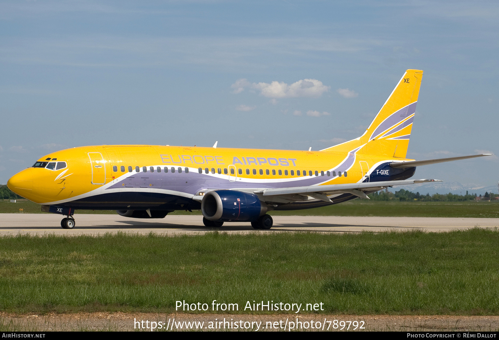 Aircraft Photo of F-GIXE | Boeing 737-3B3(QC) | Europe Airpost | AirHistory.net #789792