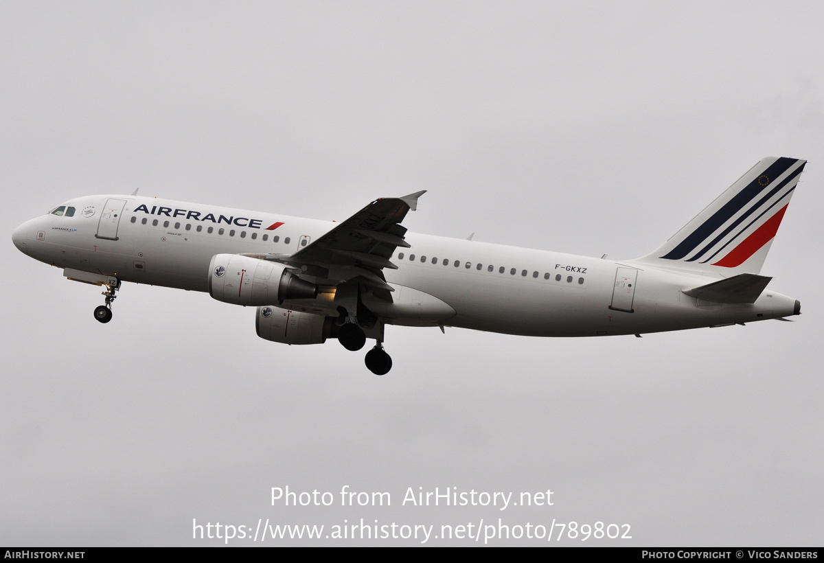 Aircraft Photo of F-GKXZ | Airbus A320-214 | Air France | AirHistory.net #789802