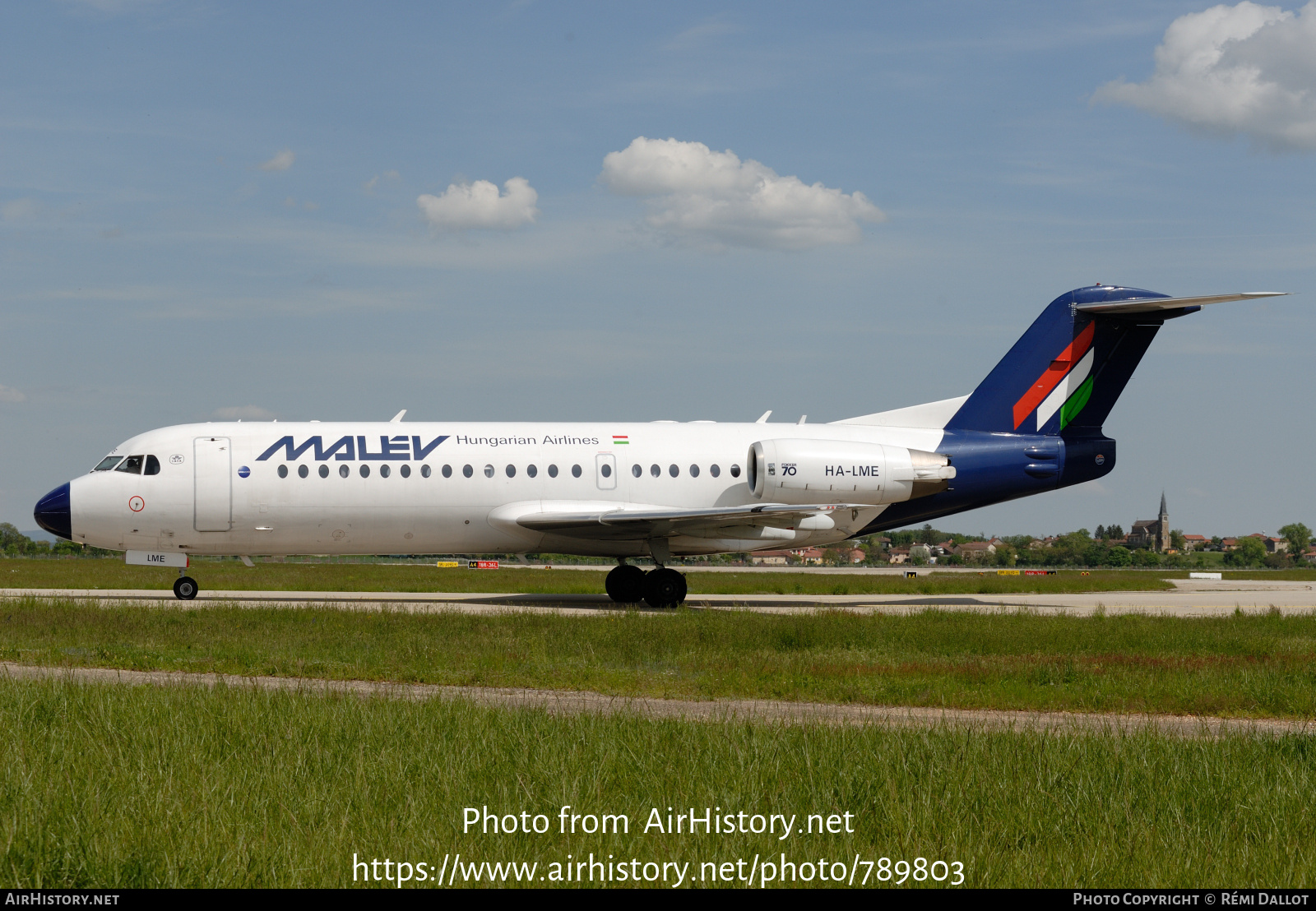 Aircraft Photo of HA-LME | Fokker 70 (F28-0070) | Malév - Hungarian Airlines | AirHistory.net #789803