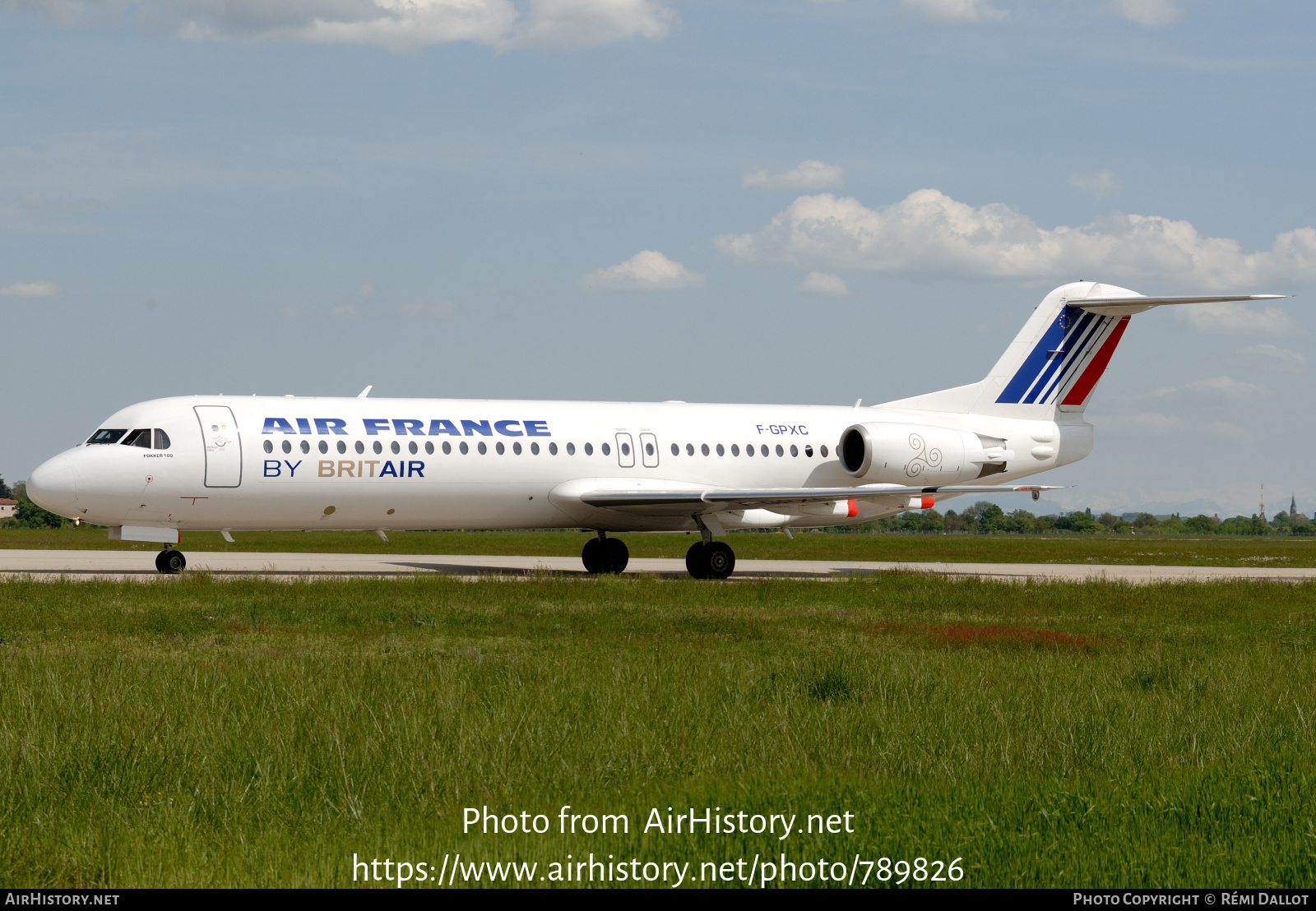 Aircraft Photo of F-GPXC | Fokker 100 (F28-0100) | Air France | AirHistory.net #789826