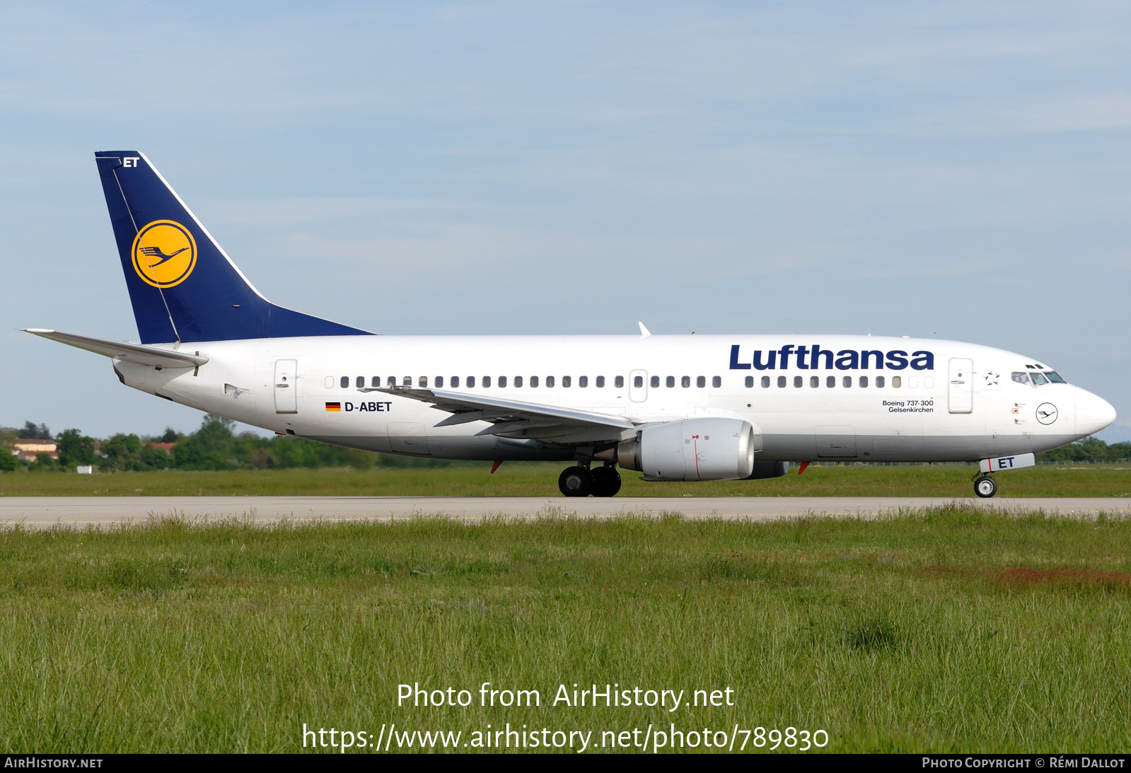 Aircraft Photo of D-ABET | Boeing 737-330 | Lufthansa | AirHistory.net #789830