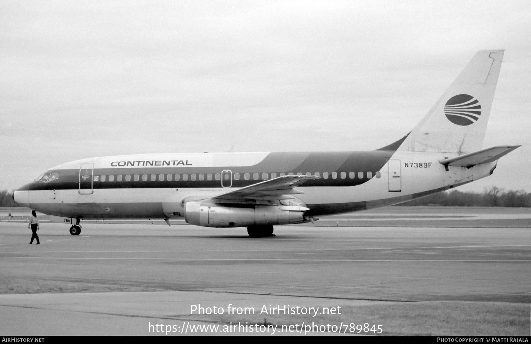 Aircraft Photo of N7389F | Boeing 737-222 | Continental Airlines | AirHistory.net #789845