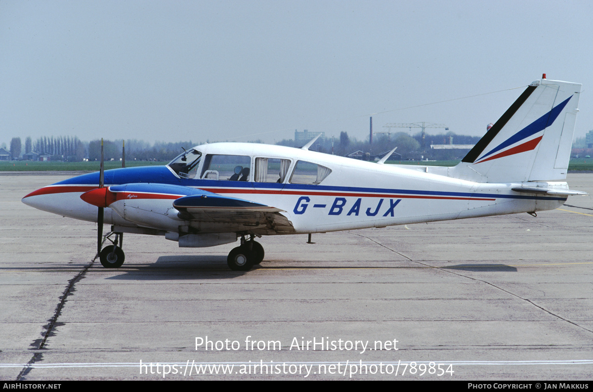 Aircraft Photo of G-BAJX | Piper PA-E23-250 Aztec E | AirHistory.net #789854