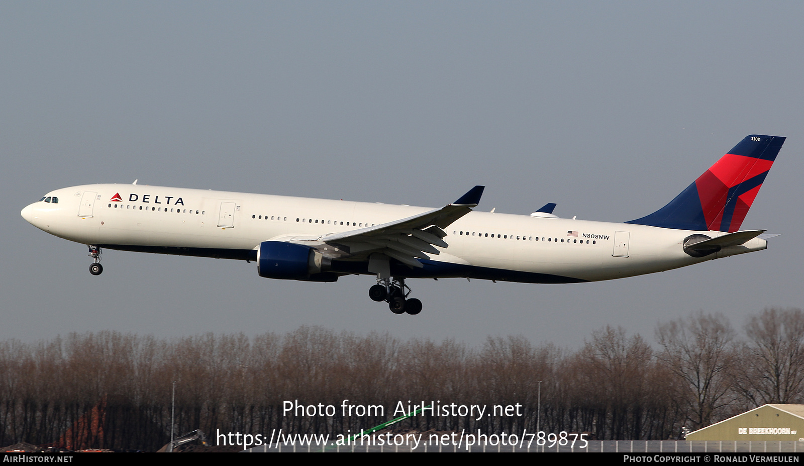 Aircraft Photo of N808NW | Airbus A330-323 | Delta Air Lines | AirHistory.net #789875