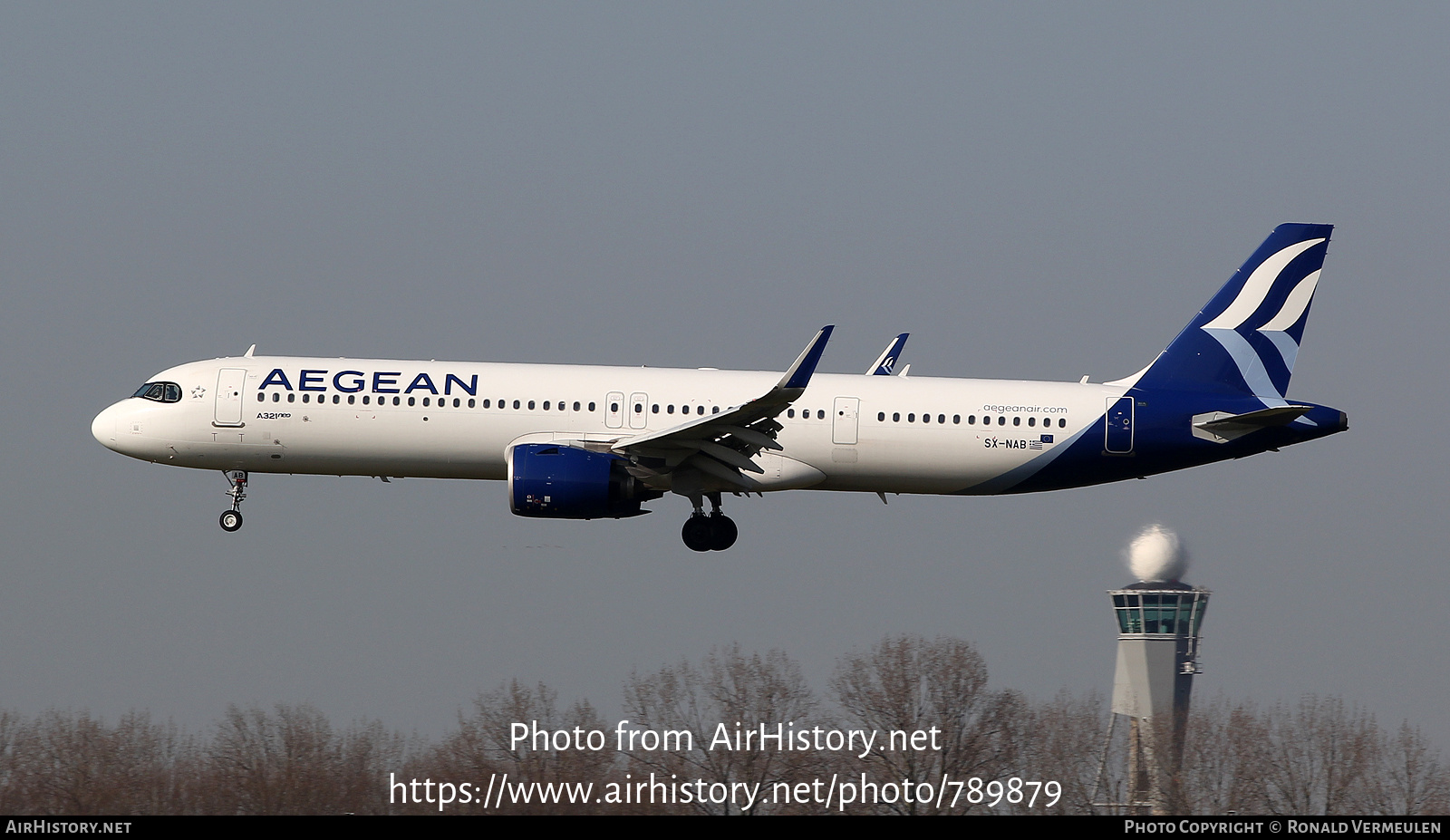 Aircraft Photo of SX-NAB | Airbus A321-271NX | Aegean Airlines | AirHistory.net #789879