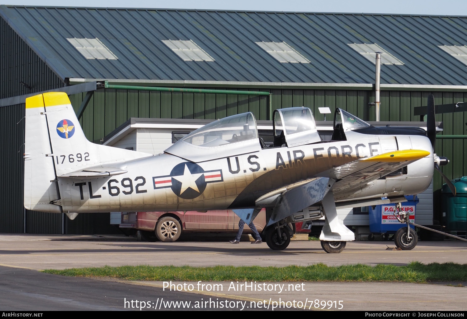 Aircraft Photo of G-TROY / 17692 | North American T-28A Fennec | USA - Air Force | AirHistory.net #789915