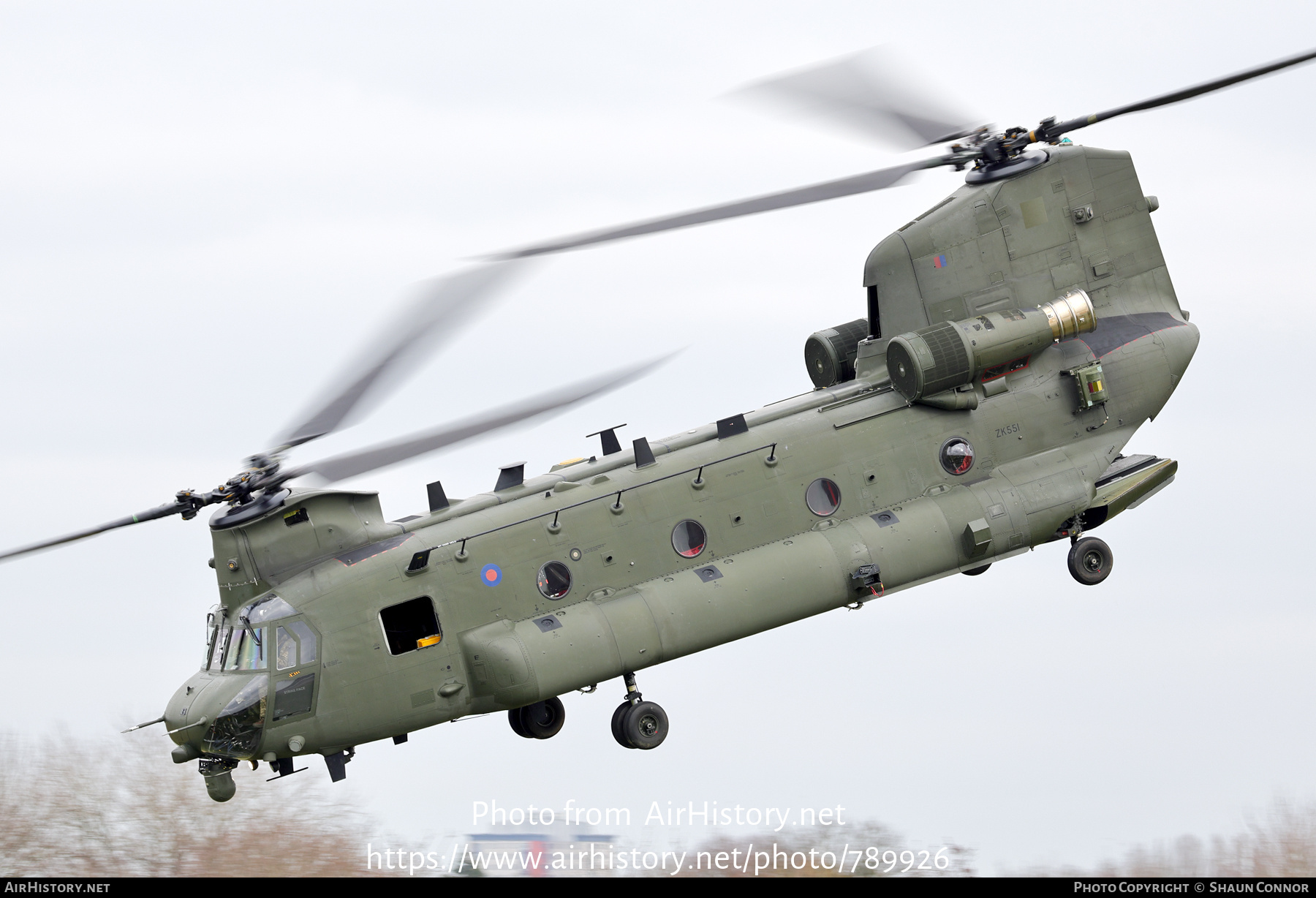 Aircraft Photo of ZK551 | Boeing Chinook HC6 (352) | UK - Air Force | AirHistory.net #789926