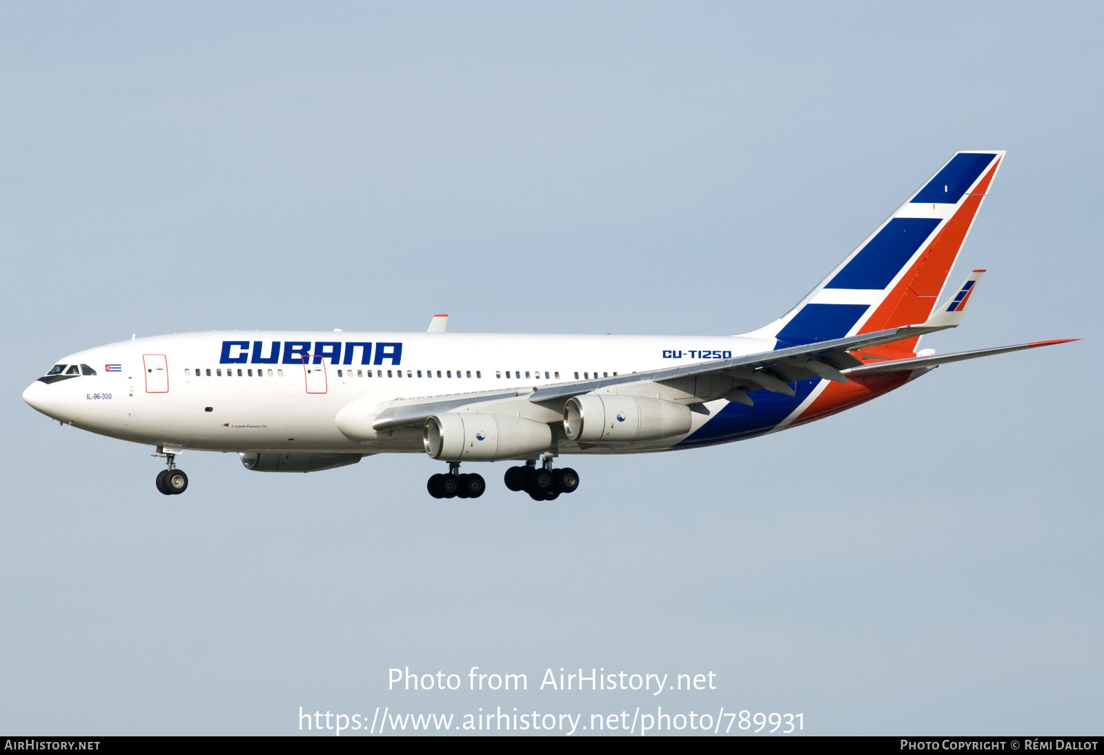 Aircraft Photo of CU-T1250 | Ilyushin Il-96-300 | Cubana | AirHistory.net #789931