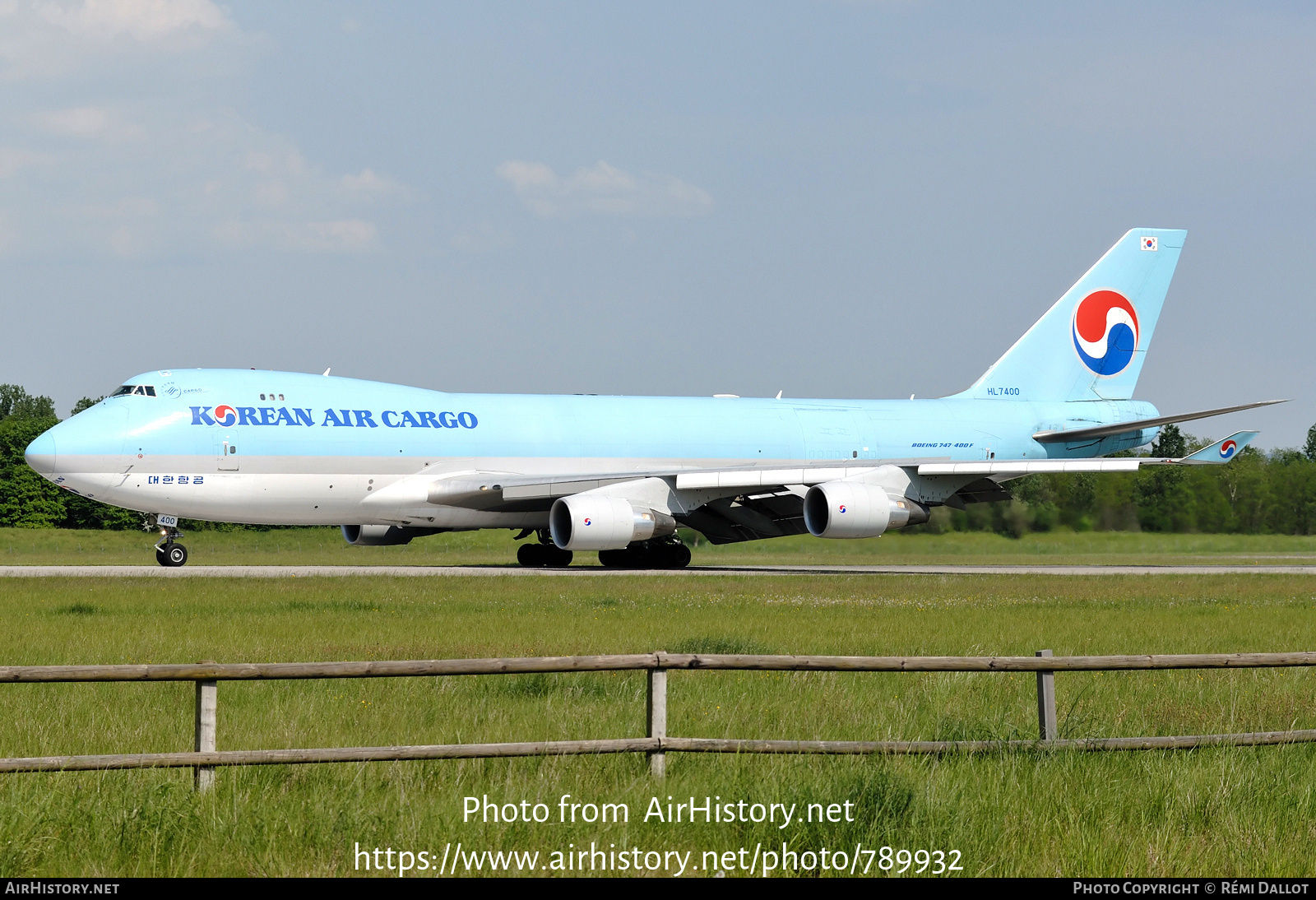 Aircraft Photo of HL7400 | Boeing 747-4B5F/SCD | Korean Air Cargo | AirHistory.net #789932