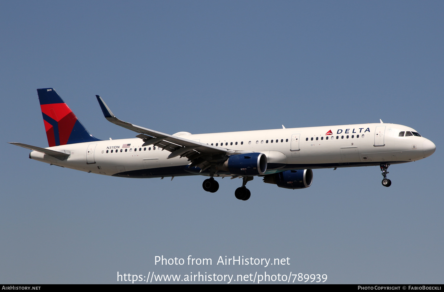 Aircraft Photo of N311DN | Airbus A321-213 | Delta Air Lines | AirHistory.net #789939