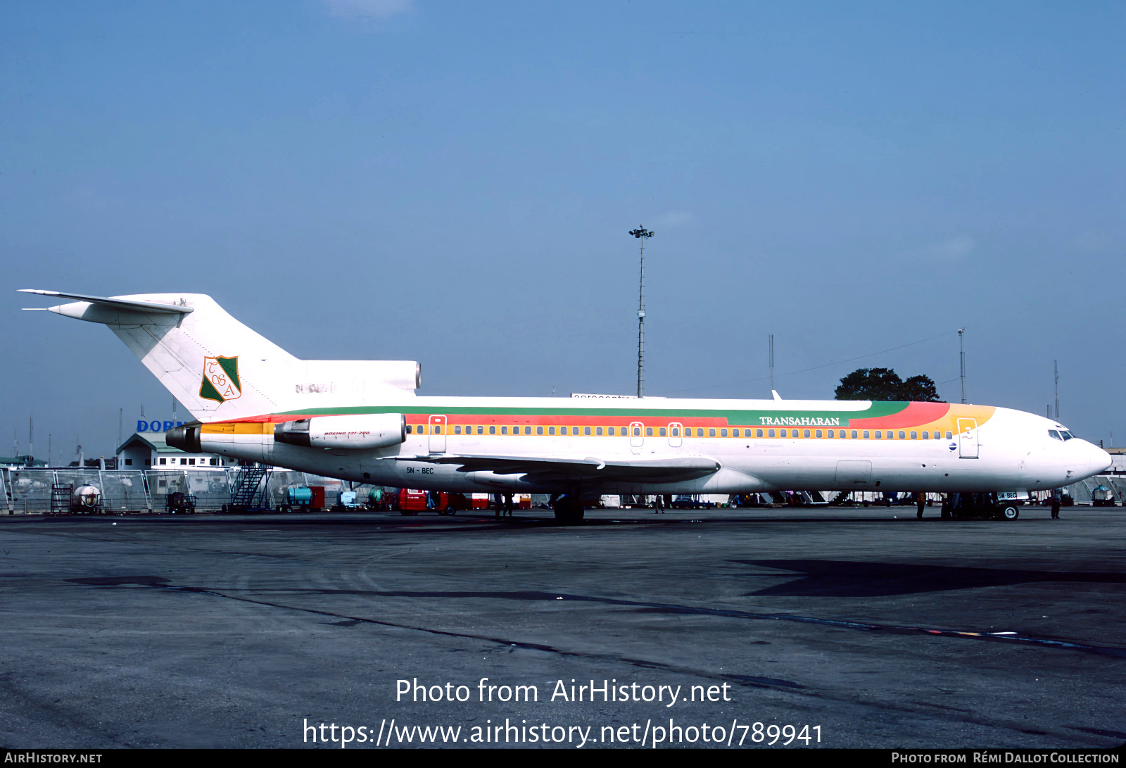 Aircraft Photo of 5N-BEC | Boeing 727-256/Adv | TranSaharan Airlines - TSA | AirHistory.net #789941