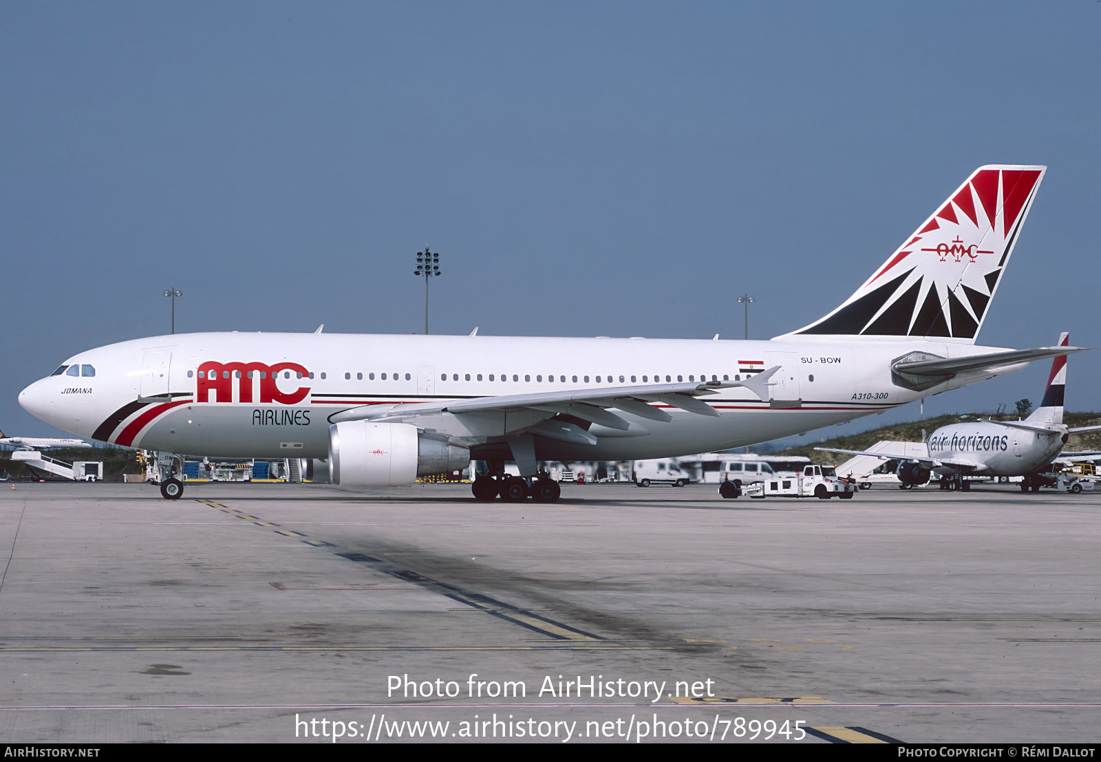 Aircraft Photo of SU-BOW | Airbus A310-322 | AMC Airlines | AirHistory.net #789945