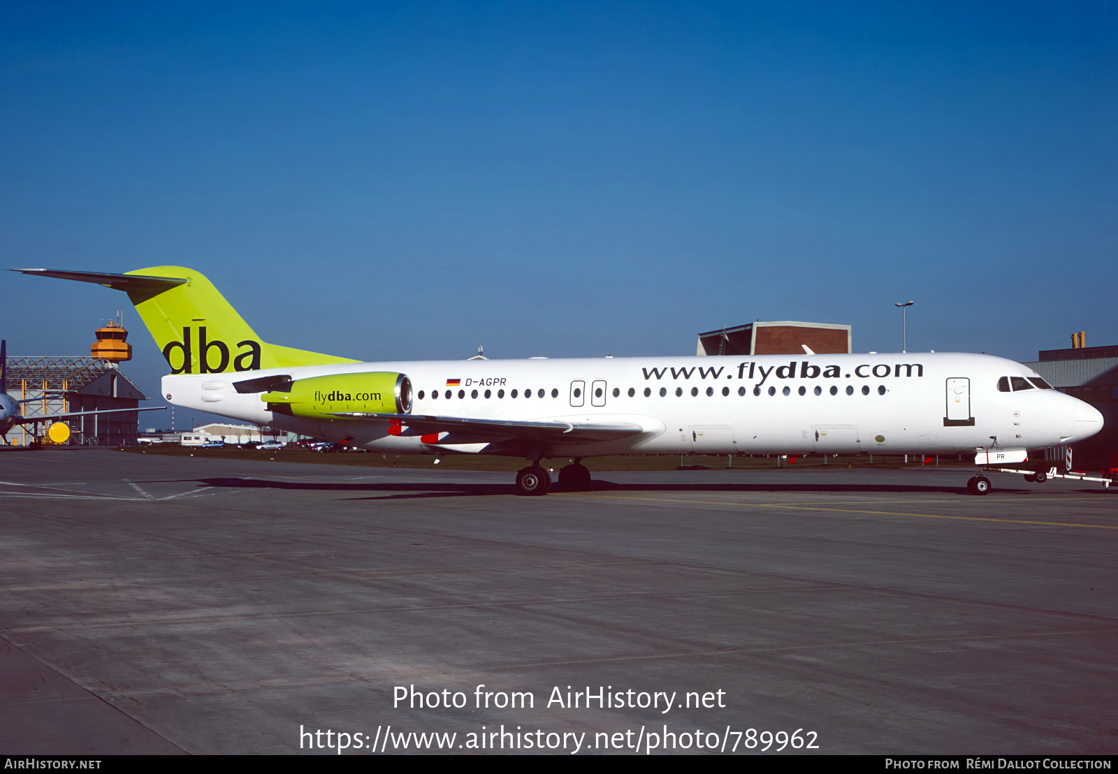 Aircraft Photo of D-AGPR | Fokker 100 (F28-0100) | DBA - Deutsche BA | AirHistory.net #789962