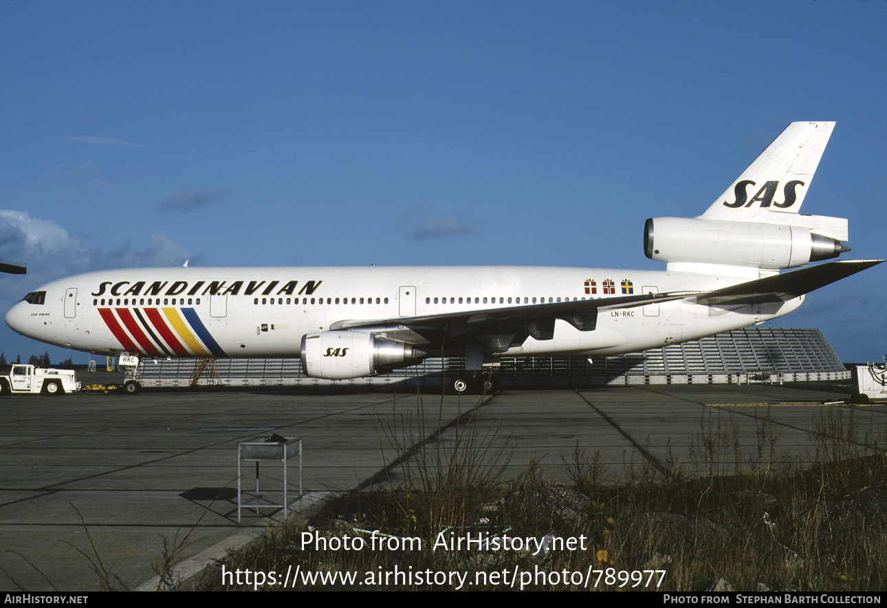 Aircraft Photo of LN-RKC | McDonnell Douglas DC-10-30 | Scandinavian Airlines - SAS | AirHistory.net #789977