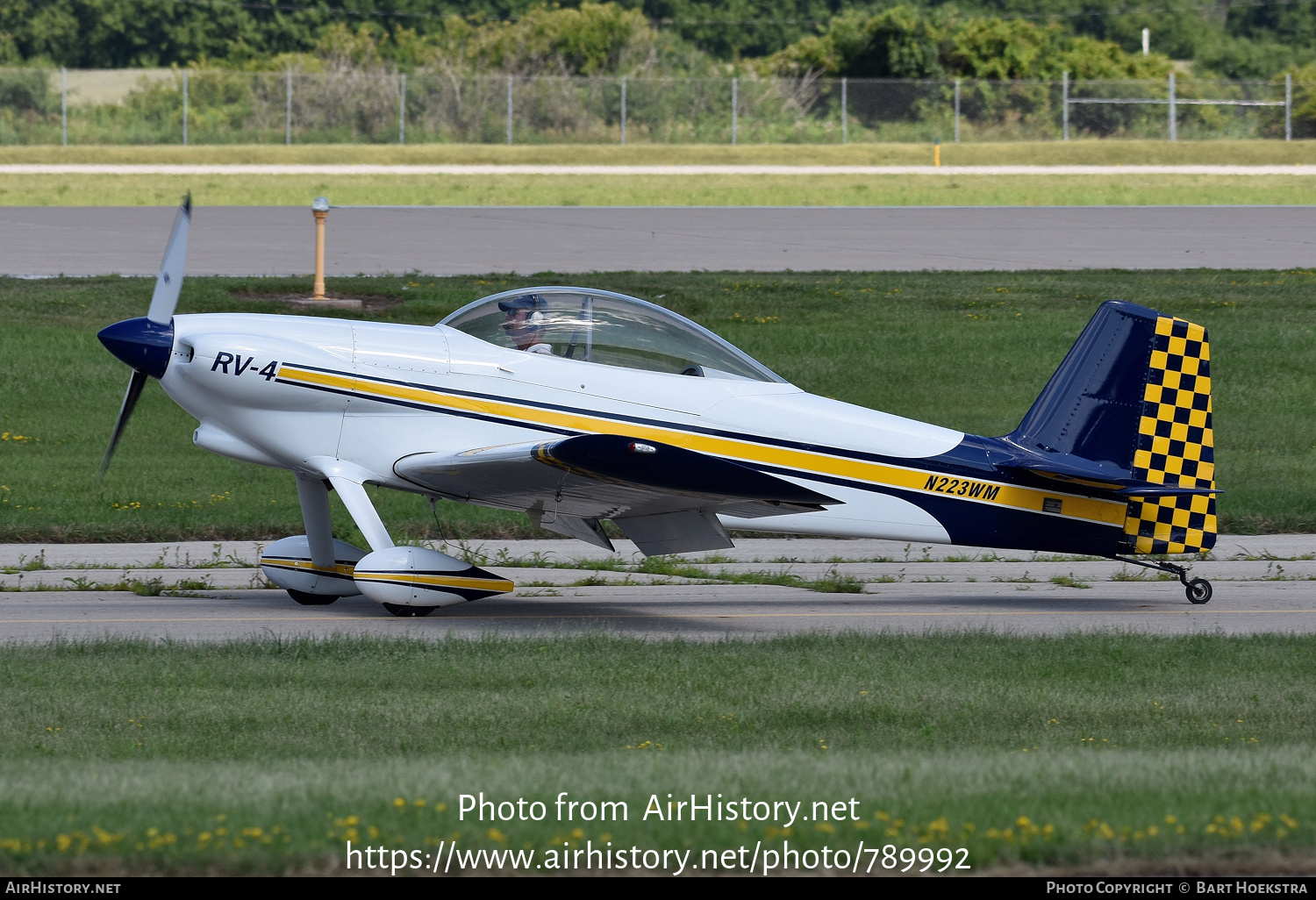 Aircraft Photo of N223WM | Van's RV-4 | AirHistory.net #789992