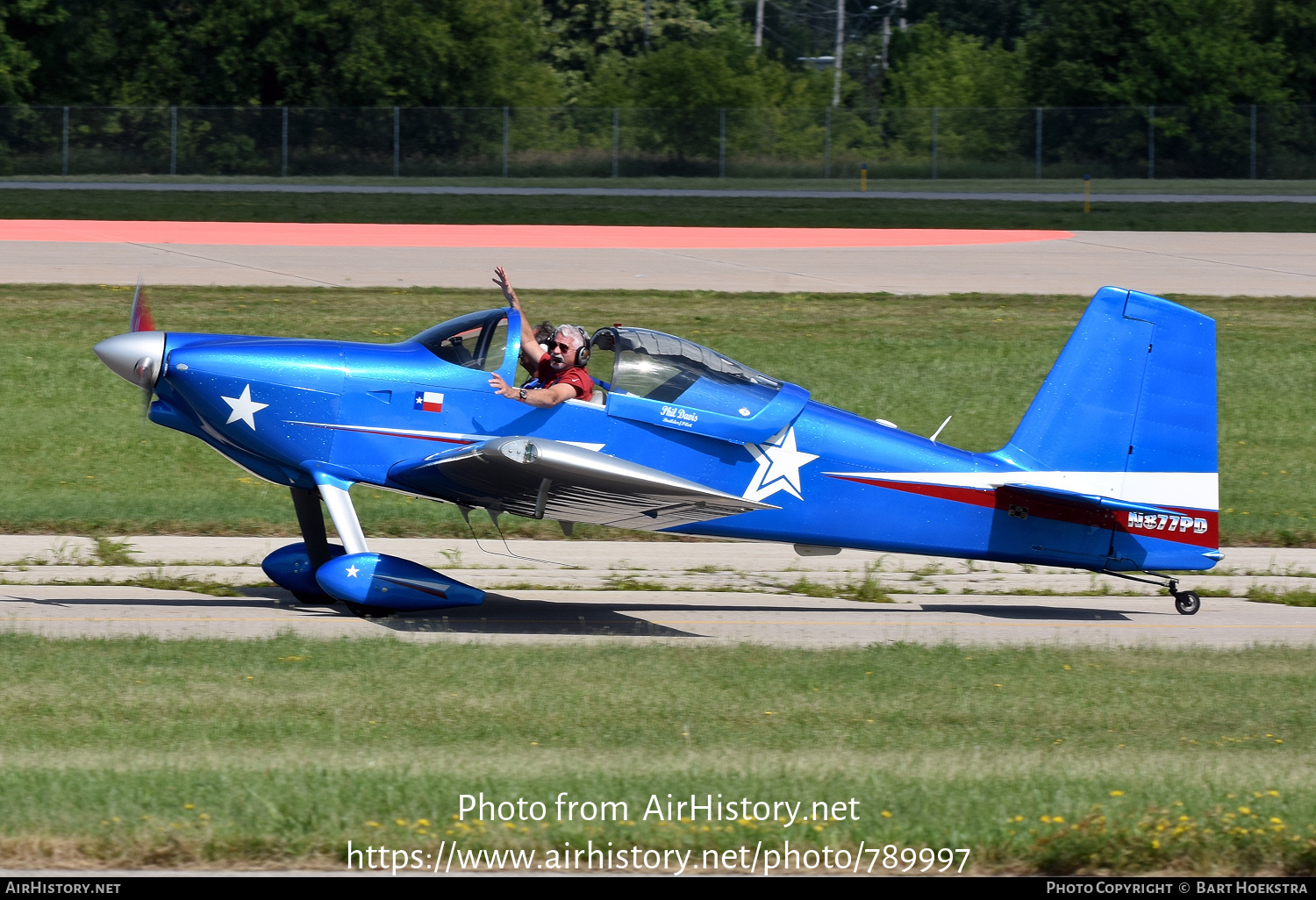 Aircraft Photo of N877PD | Van's RV-7 | AirHistory.net #789997