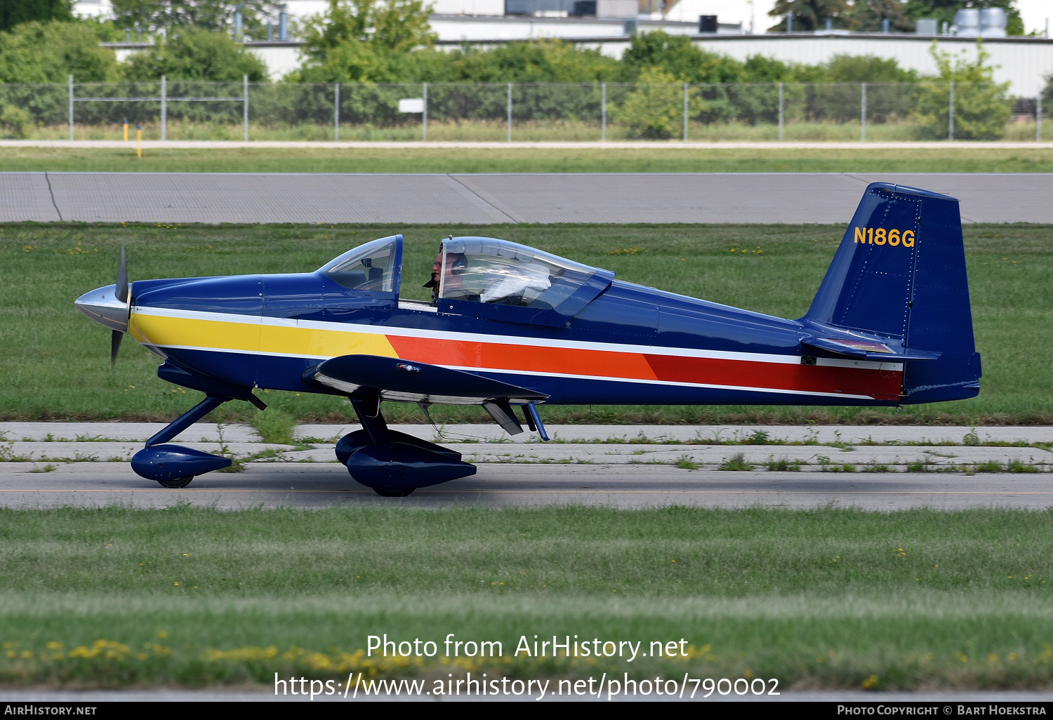 Aircraft Photo of N186G | Van's RV-6A | AirHistory.net #790002