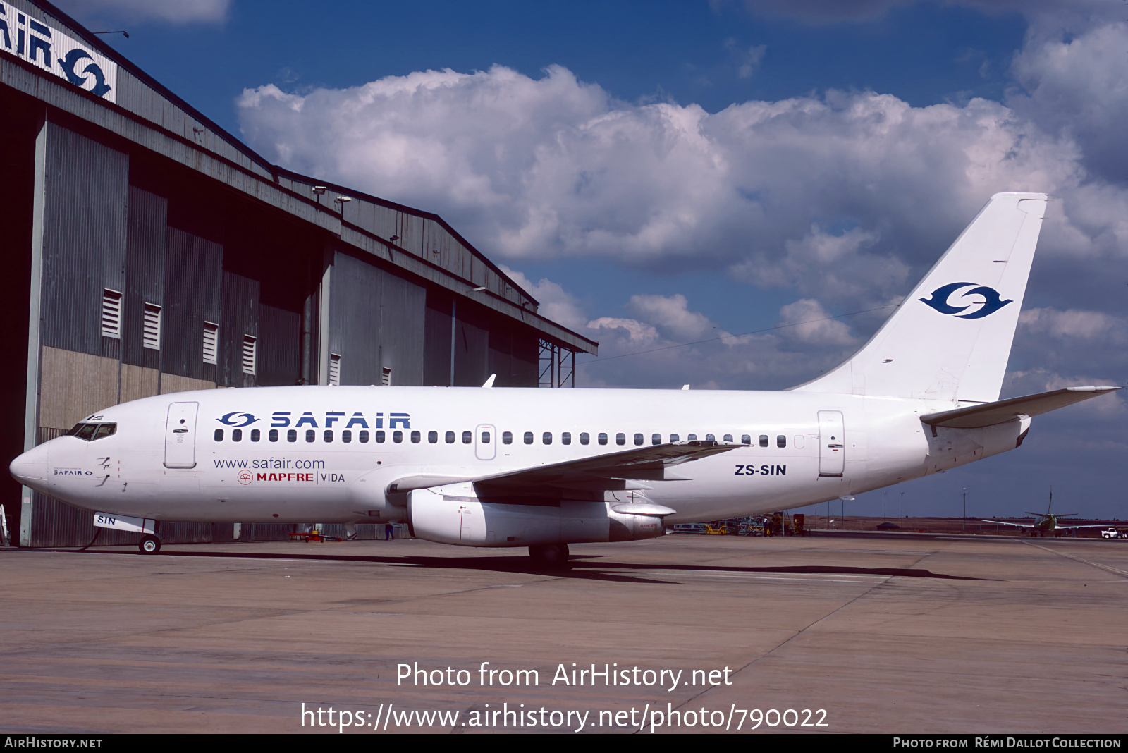 Aircraft Photo of ZS-SIN | Boeing 737-236/Adv | Safair | AirHistory.net #790022