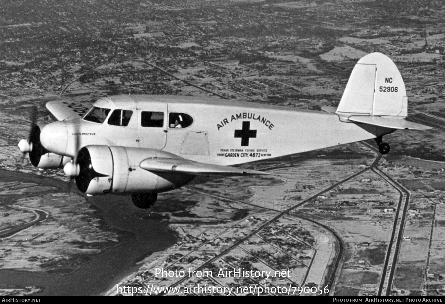 Aircraft Photo of NC52906 | Cessna UC-78B Bobcat (T-50) | Frank Steinman Flying Service | AirHistory.net #790056