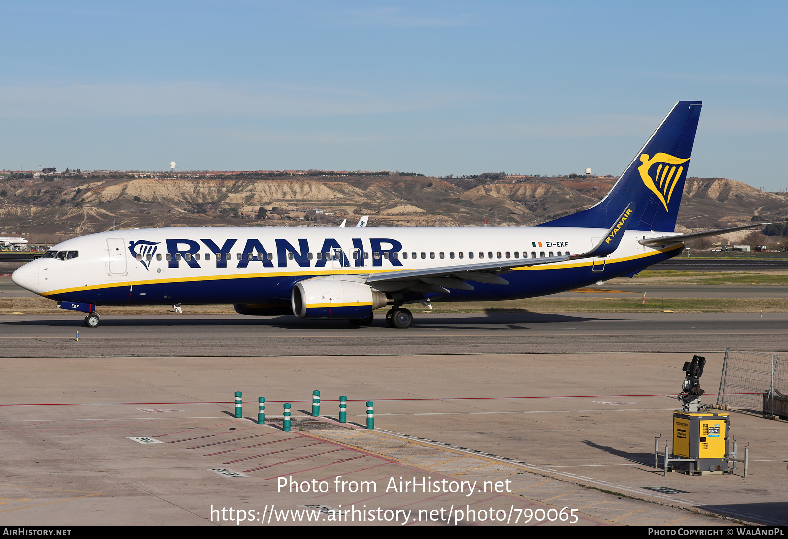 Aircraft Photo of EI-EKF | Boeing 737-8AS | Ryanair | AirHistory.net #790065