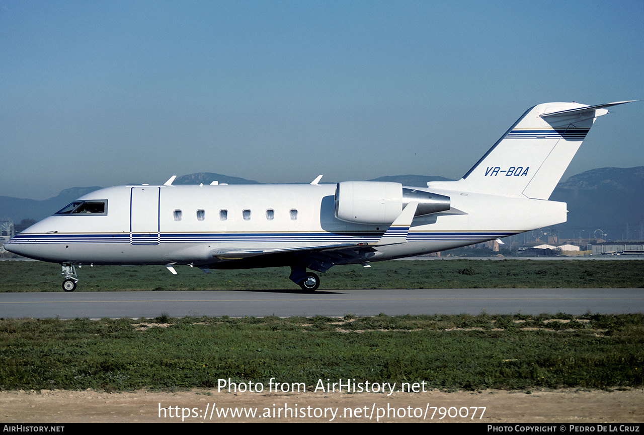 Aircraft Photo of VR-BQA | Canadair Challenger 601-3A (CL-600-2B16) | AirHistory.net #790077