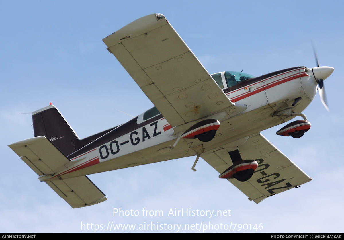 Aircraft Photo of OO-GAZ | American AA-5B Tiger | AirHistory.net #790146