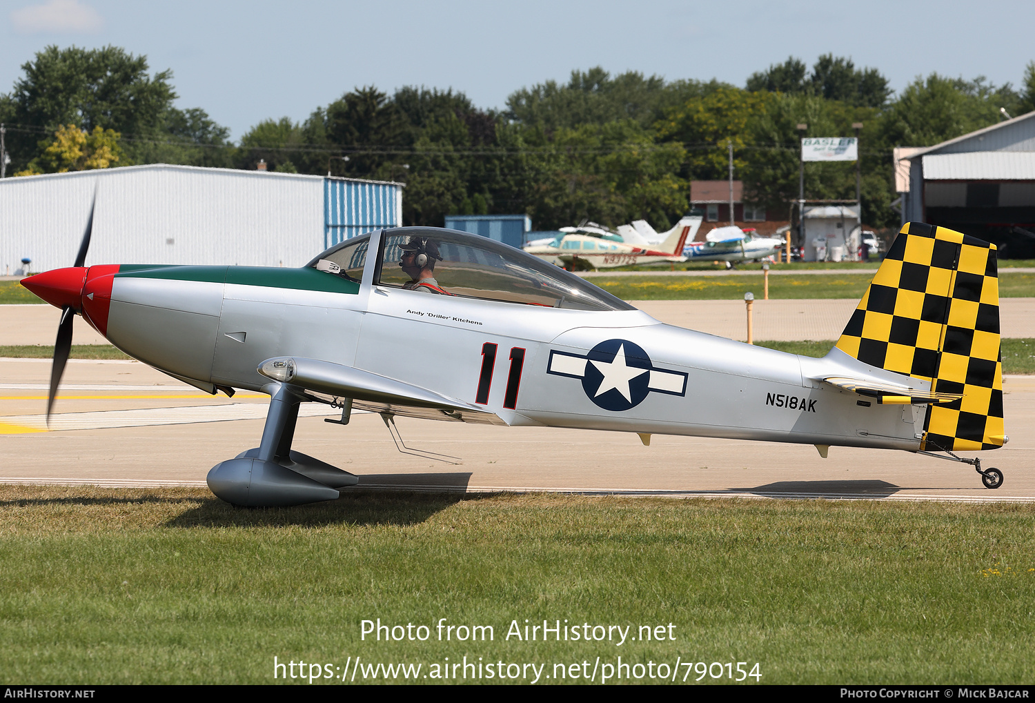 Aircraft Photo of N518AK / 11 | Van's RV-8 | USA - Air Force | AirHistory.net #790154