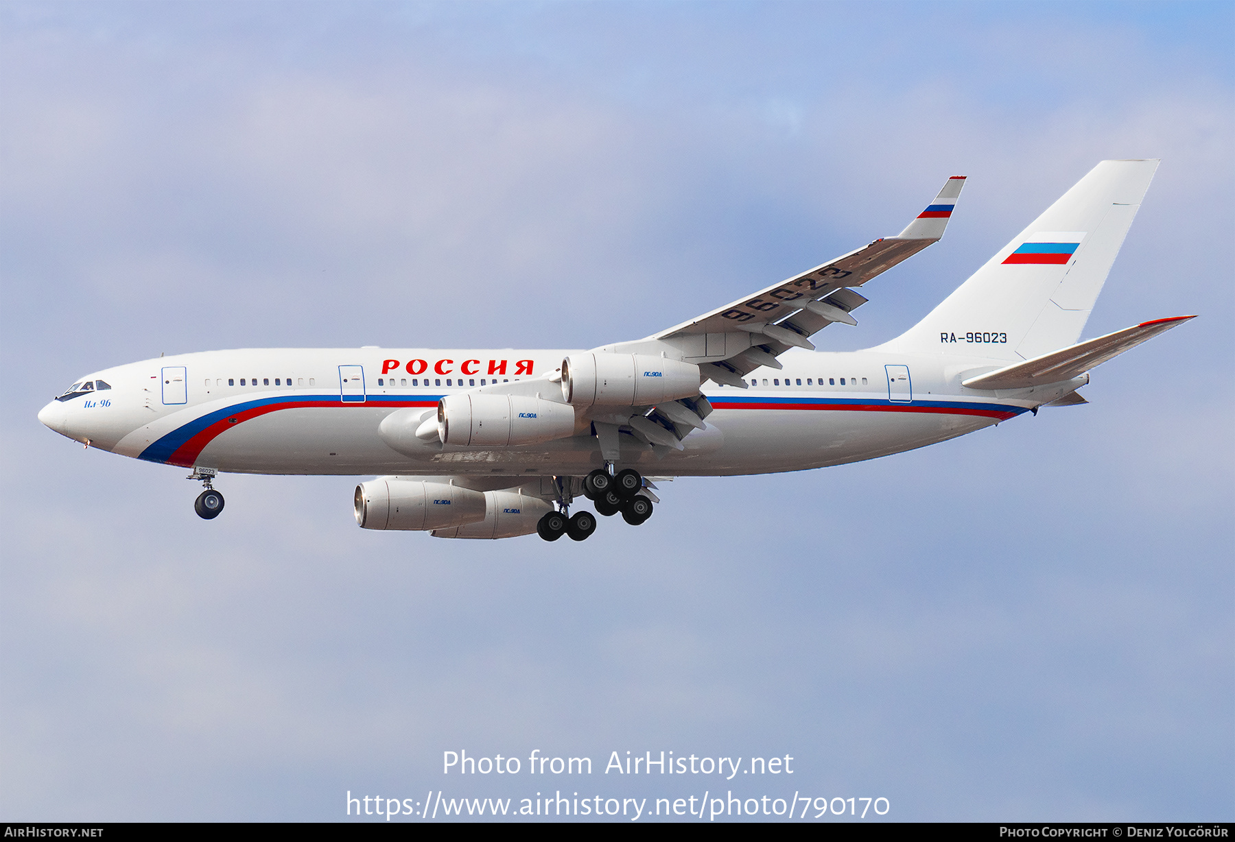 Aircraft Photo of RA-96023 | Ilyushin Il-96-300 | Rossiya - Special Flight Detachment | AirHistory.net #790170