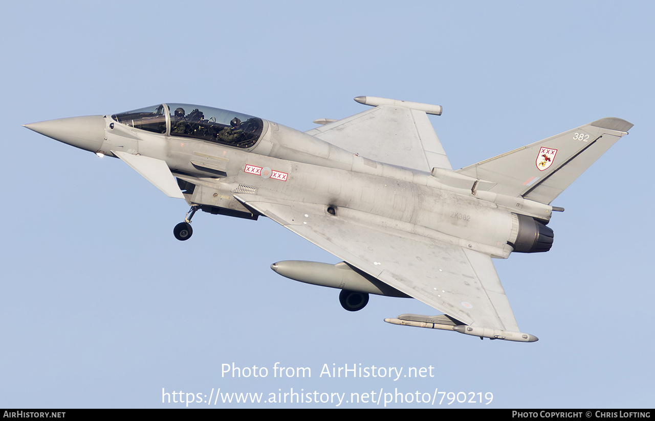 Aircraft Photo of ZK382 | Eurofighter EF-2000 Typhoon T3 | UK - Air Force | AirHistory.net #790219