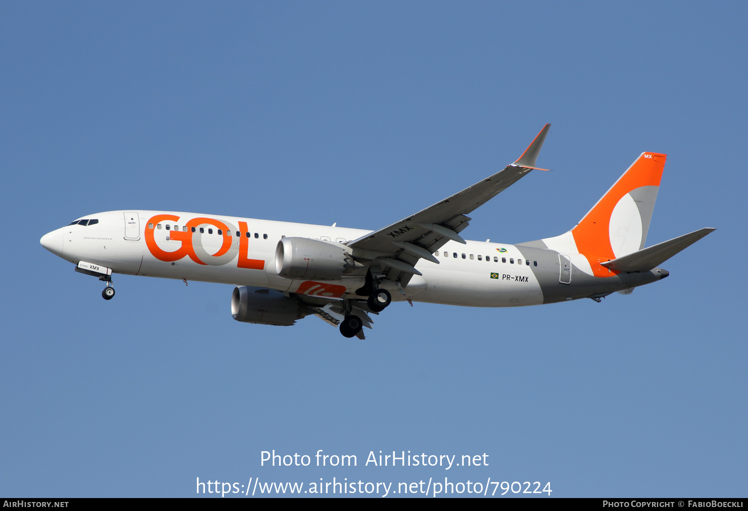 Aircraft Photo of PR-XMX | Boeing 737-8 Max 8 | GOL Linhas Aéreas | AirHistory.net #790224