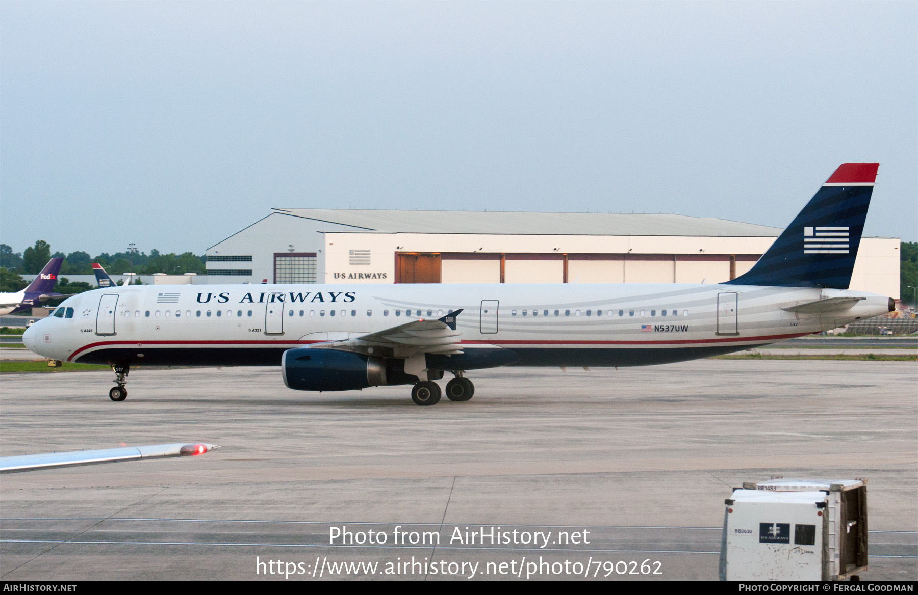 Aircraft Photo of N537UW | Airbus A321-231 | US Airways | AirHistory.net #790262