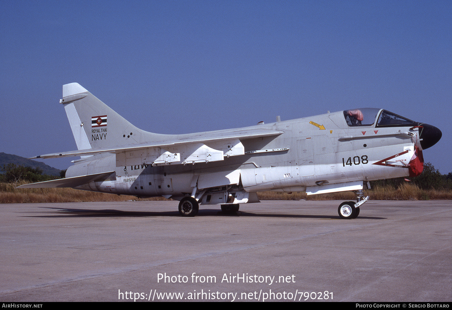 Aircraft Photo of 1408 | LTV A-7E Corsair II | Thailand - Navy | AirHistory.net #790281